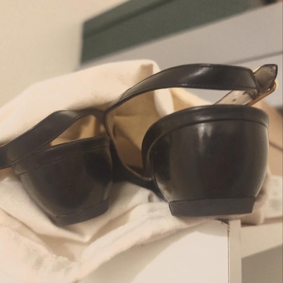 SALE Authentic Vintage Salvatore Ferragamo CapToe Sling Back Flat - Picture 5 of 5